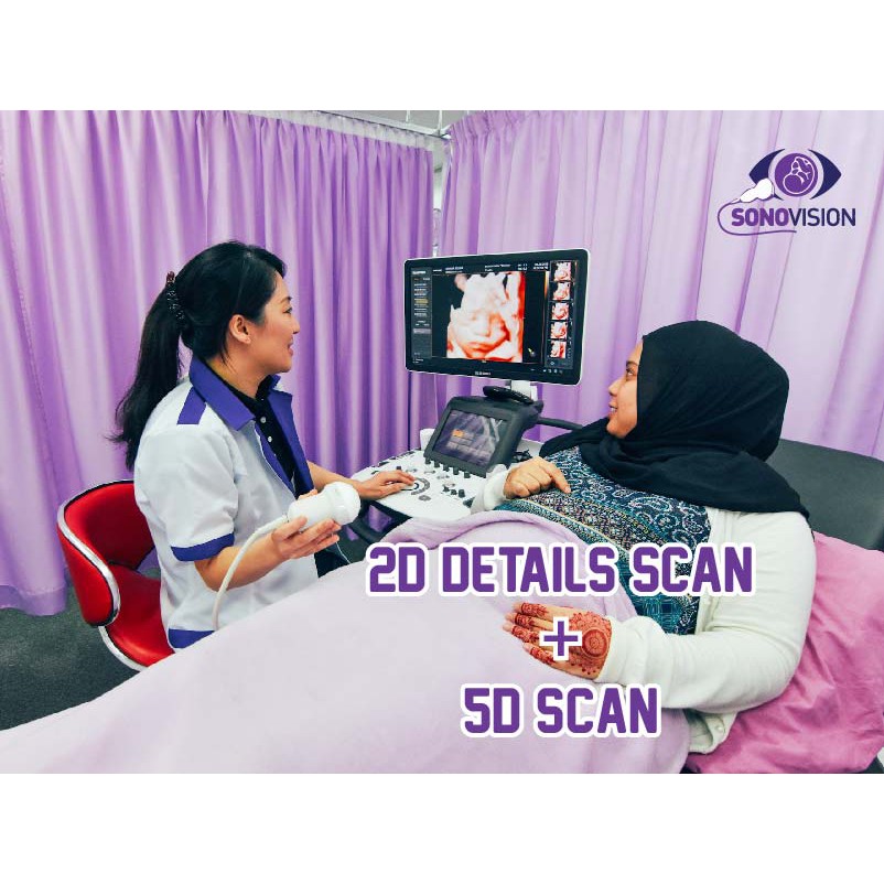 2d Details Scan 5d Scan Pregnancy Ultrasound Scan 20 25week Full Detail 25 30week Partial Detail Shopee Malaysia