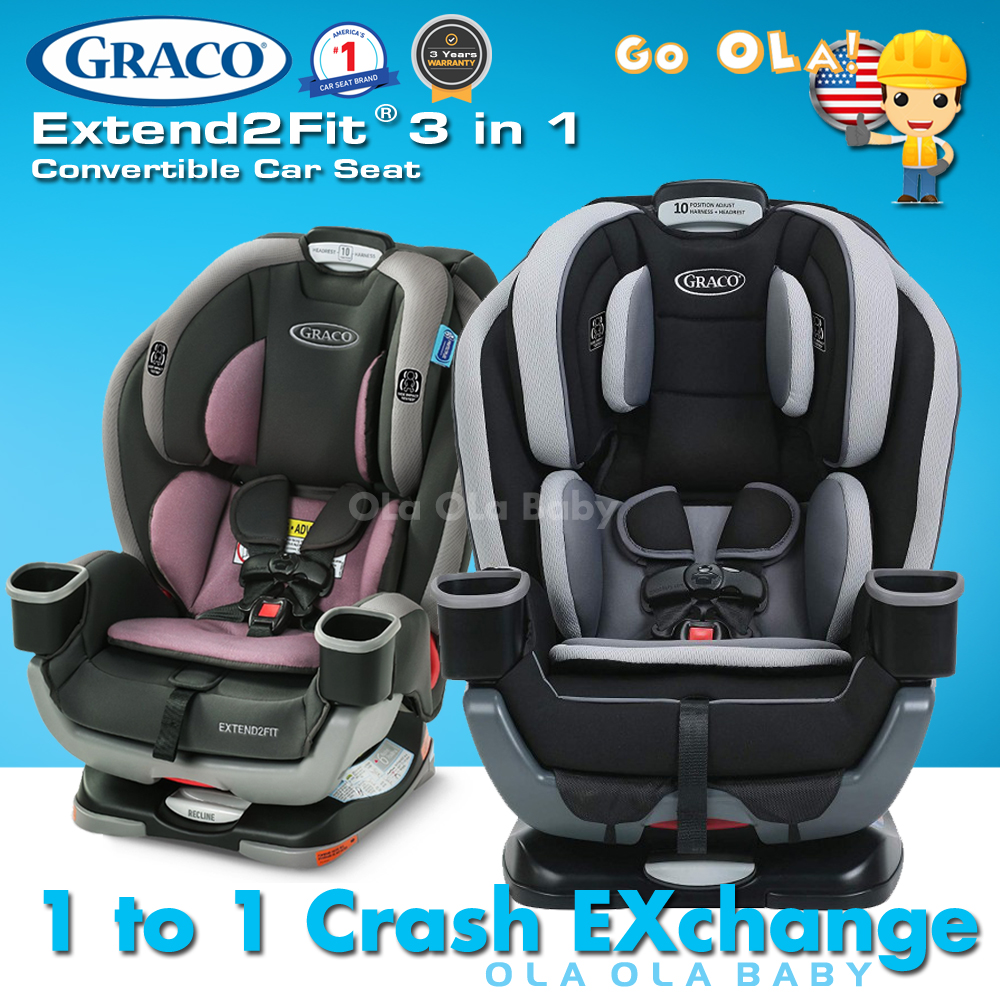 Graco Extend2Fit 3 in 1 Convertible Car Seat Shopee Malaysia