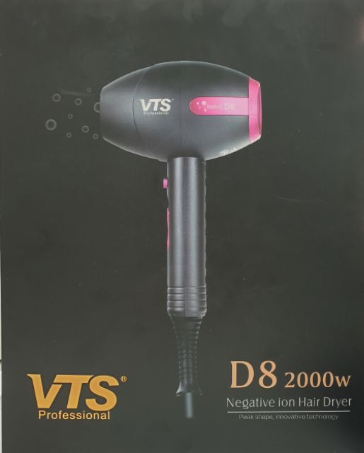 VTS D8 2000W Negative Ion Hair Dryer | Shopee Malaysia