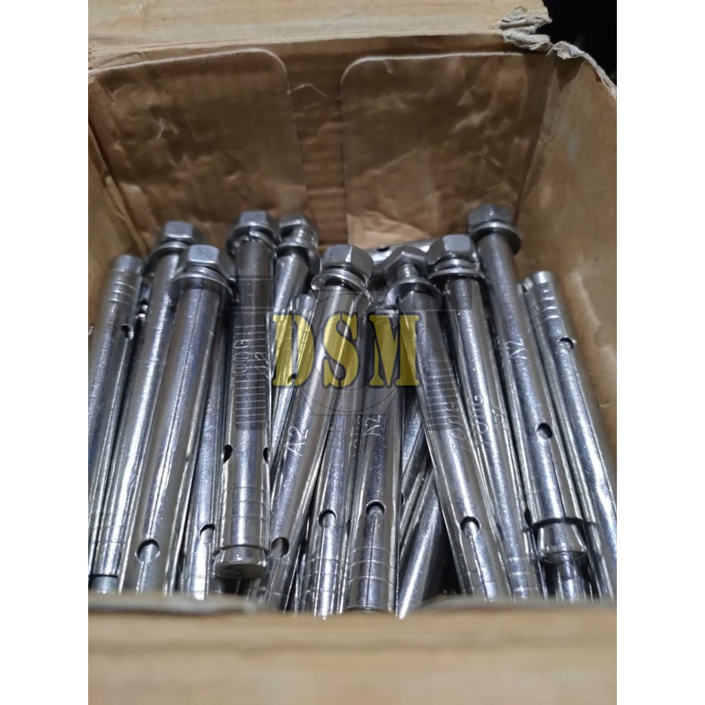 M16X100 Dynabolt Stainless Ss 30 Dinabolt M16 Anchor Bolt 10cm Shopee Malaysia