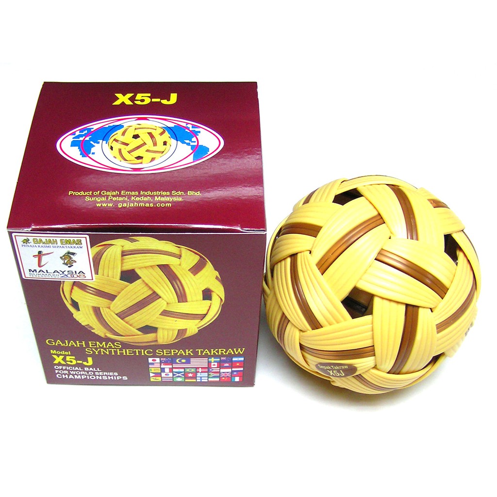 NEW Bola Sepak Takraw / Sepak Raga / Takraw Ball Gajah Mas X5Jperfume ...