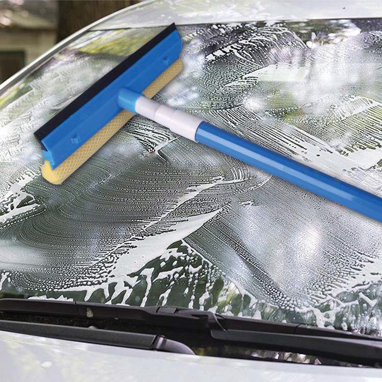 2 in 1 Squeegee Window Wiper / Extendable Sponge Car Wiper / Cleaner