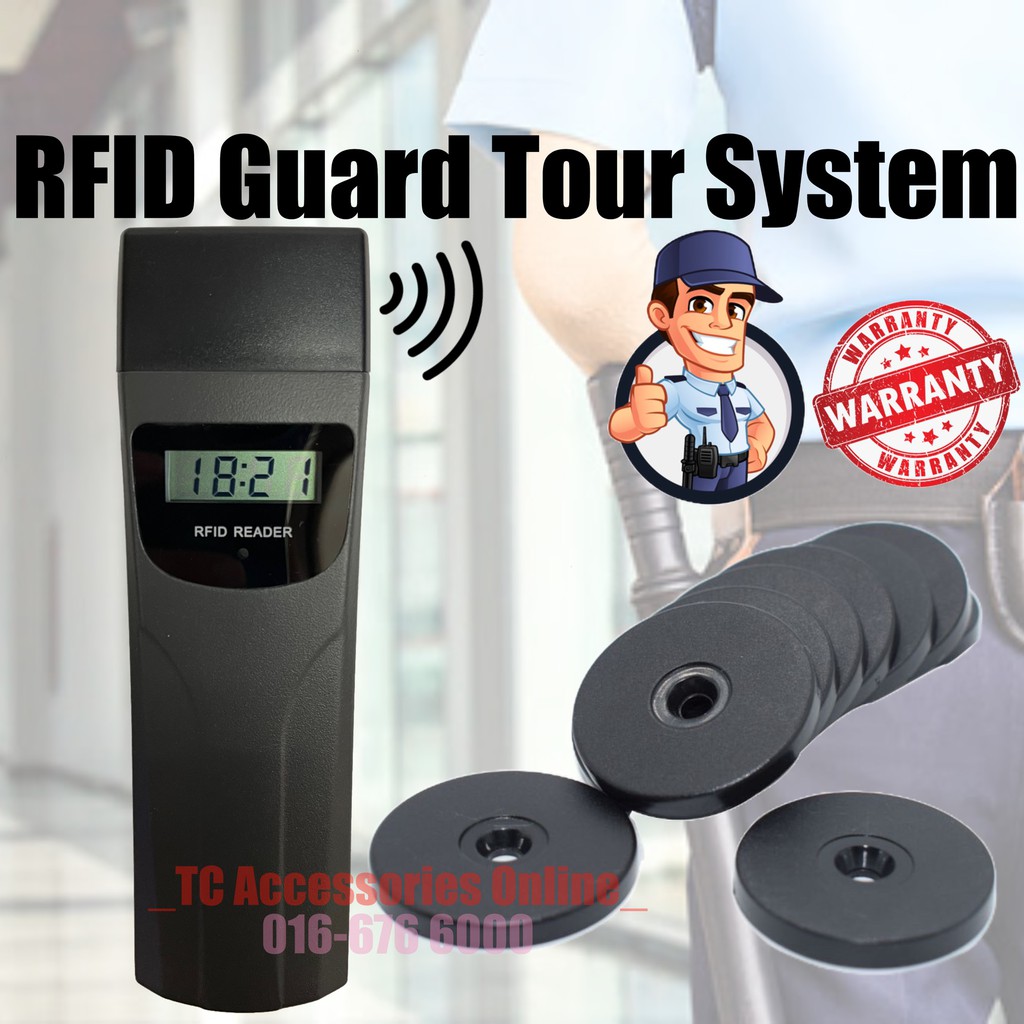 RFID Guard Tour System / Guard Clocking System FREE 20 PCS Checkpoint