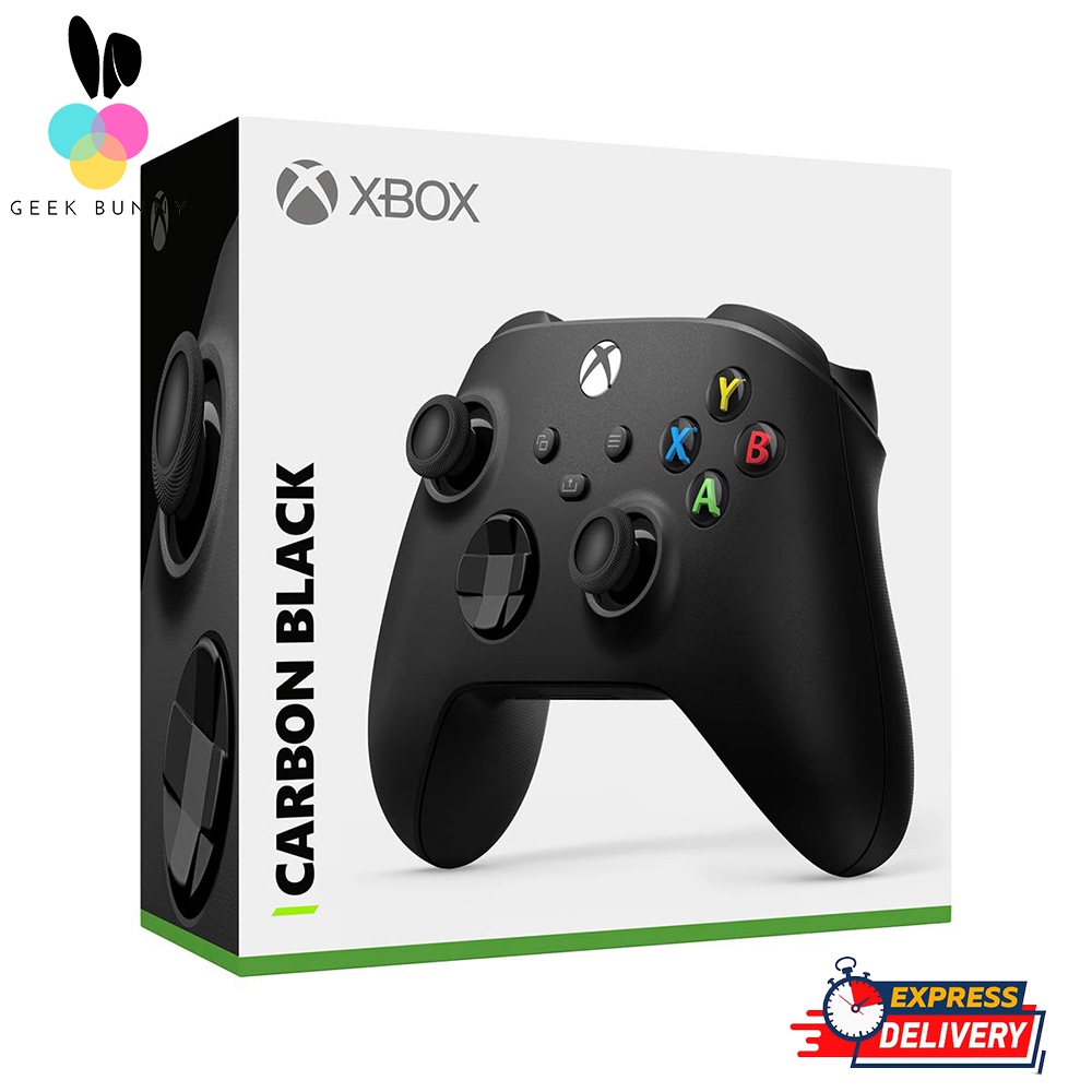 Xbox Core Controller Xbox Series X S Windows 10 Xbox One Ios Android Carbon Black Robot White Shock Blue Shopee Malaysia