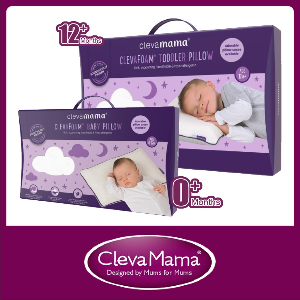 clevamama supporting infant pillow