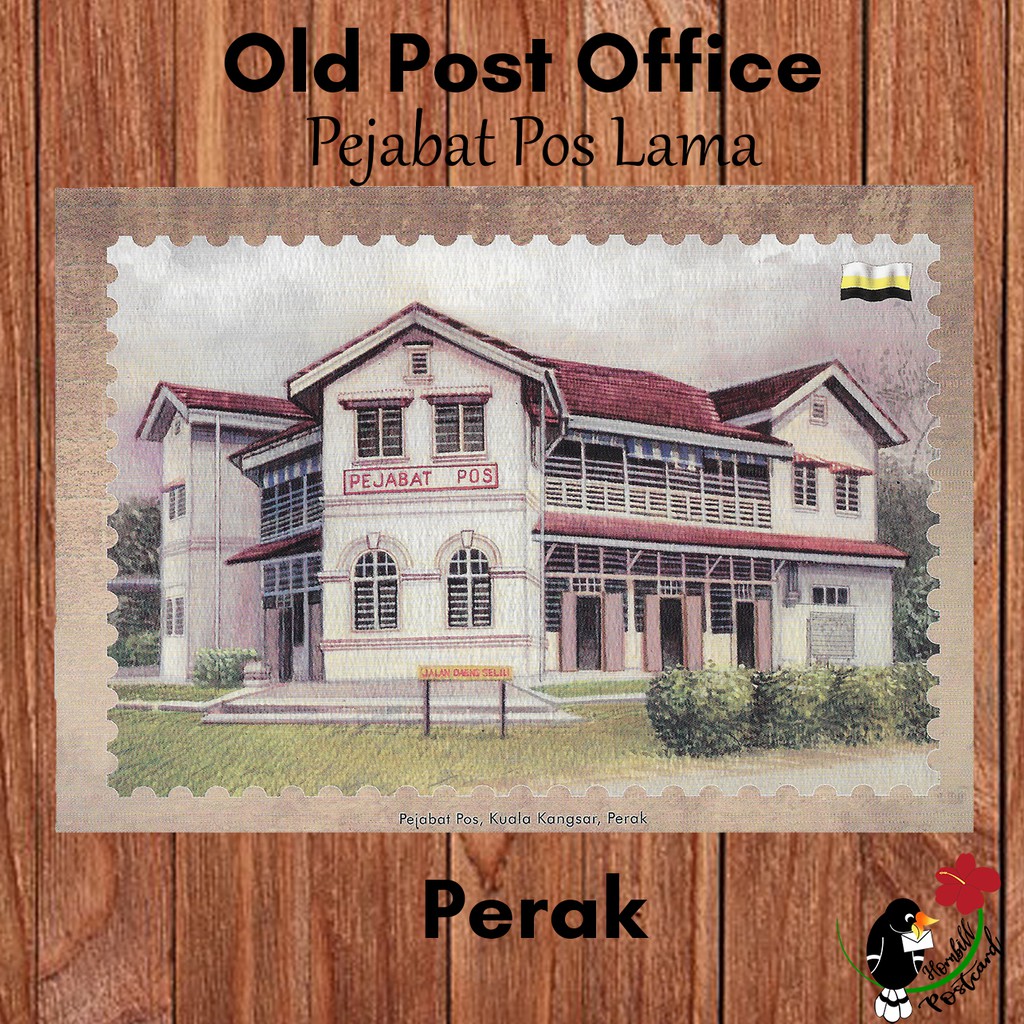 Old Post Office Postcard Poskad Pejabat Pos Lama Complete Set Shopee Malaysia