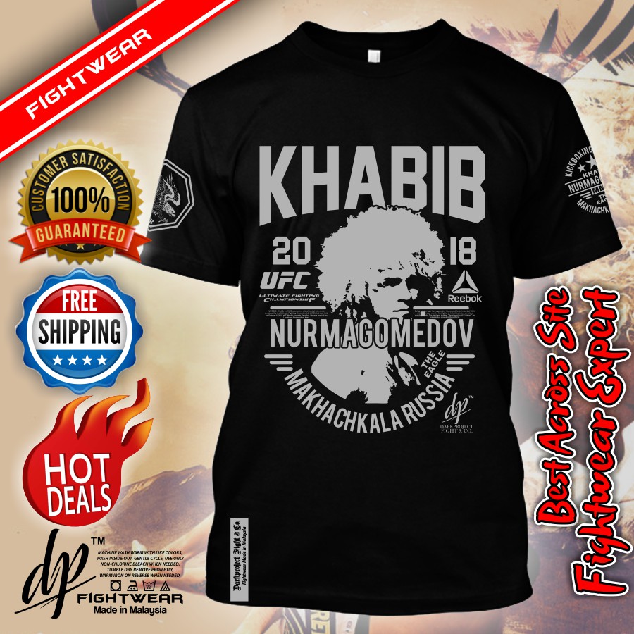 khabib nurmagomedov reebok t shirt