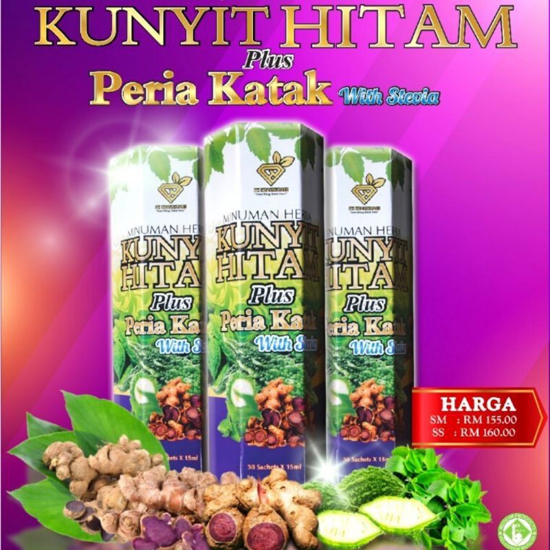 Jus Kunyit Hitam Plus Peria Katak With Stevia Permatahijrah Shopee