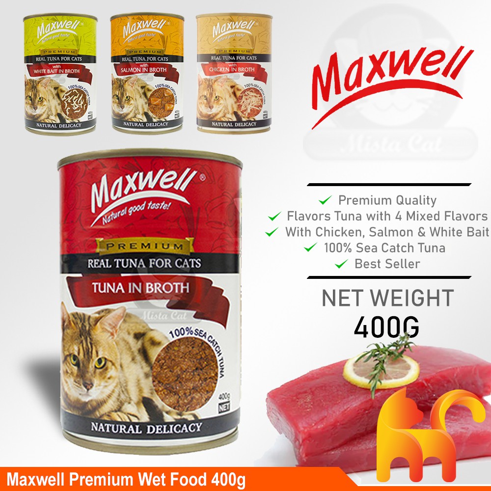 Buy [11.11] Maxwell Tuna Premium Wet Food 400g  Cat Wet Food 