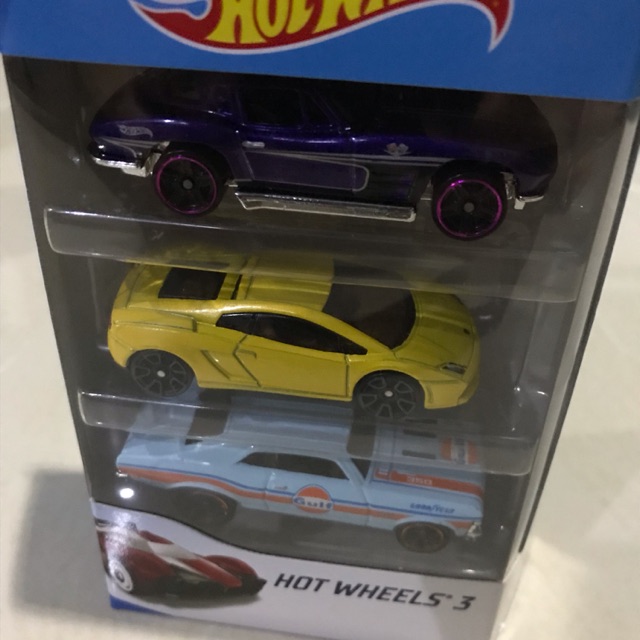 3 pack hot wheels