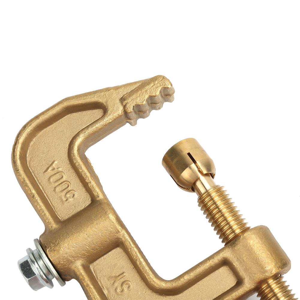 Welding Earth Clamp 500A Brass Material Classical G Shape Ground Welding Earth Clamp for Welding