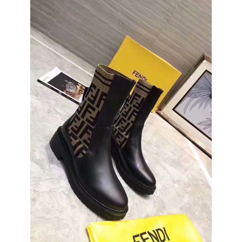 fendi flat boots