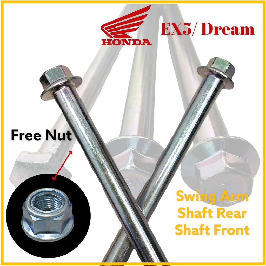 Honda Ex Ex Dream Original Front Wheel Shaft Rear Wheel Shaft