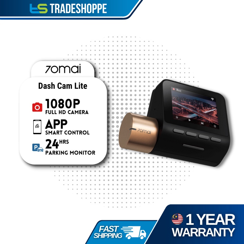 70mai Dash Cam D08 Dashcam Lite Car Camera Dash Cam WiFi APP Control