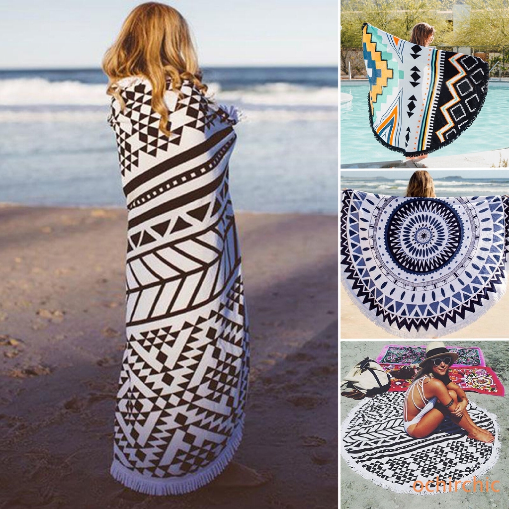 circular picnic blanket