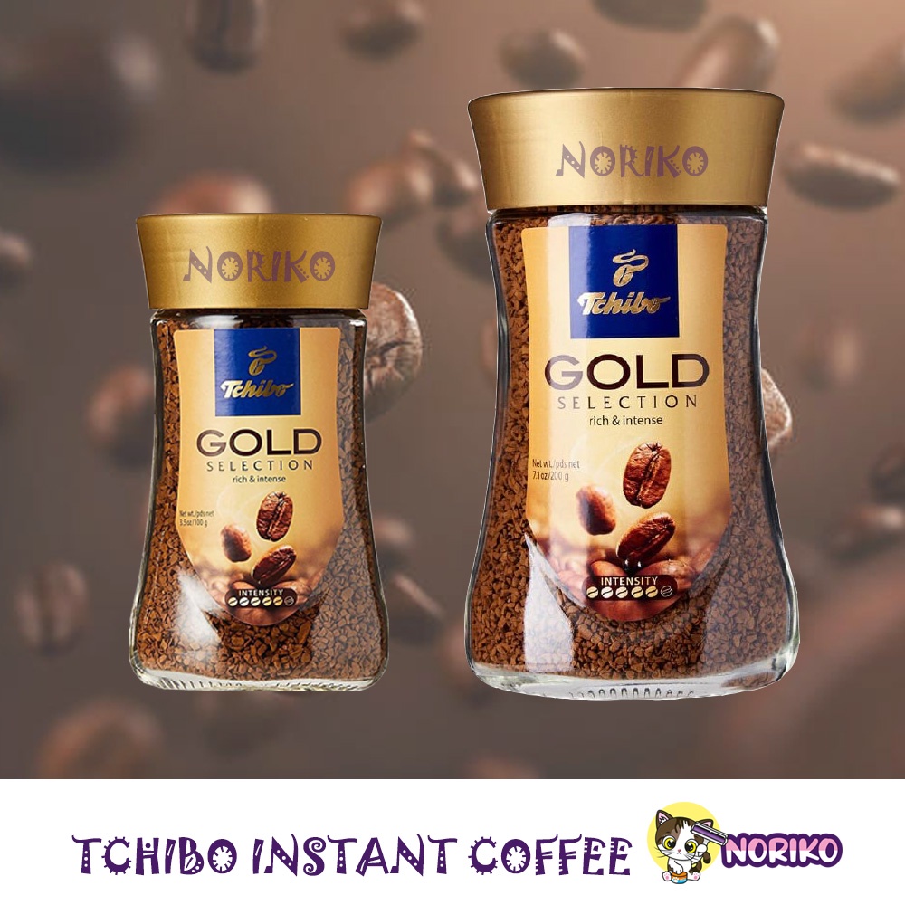 TCHIBO Gold Selection (Rich & Instense) Instant Coffee 100g/200g Bottle