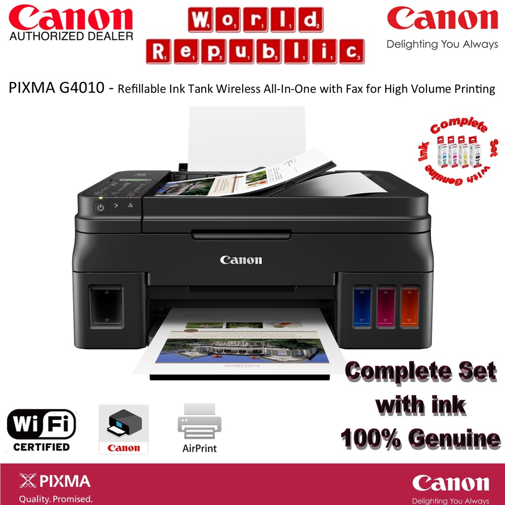 scan canon pixma g4010