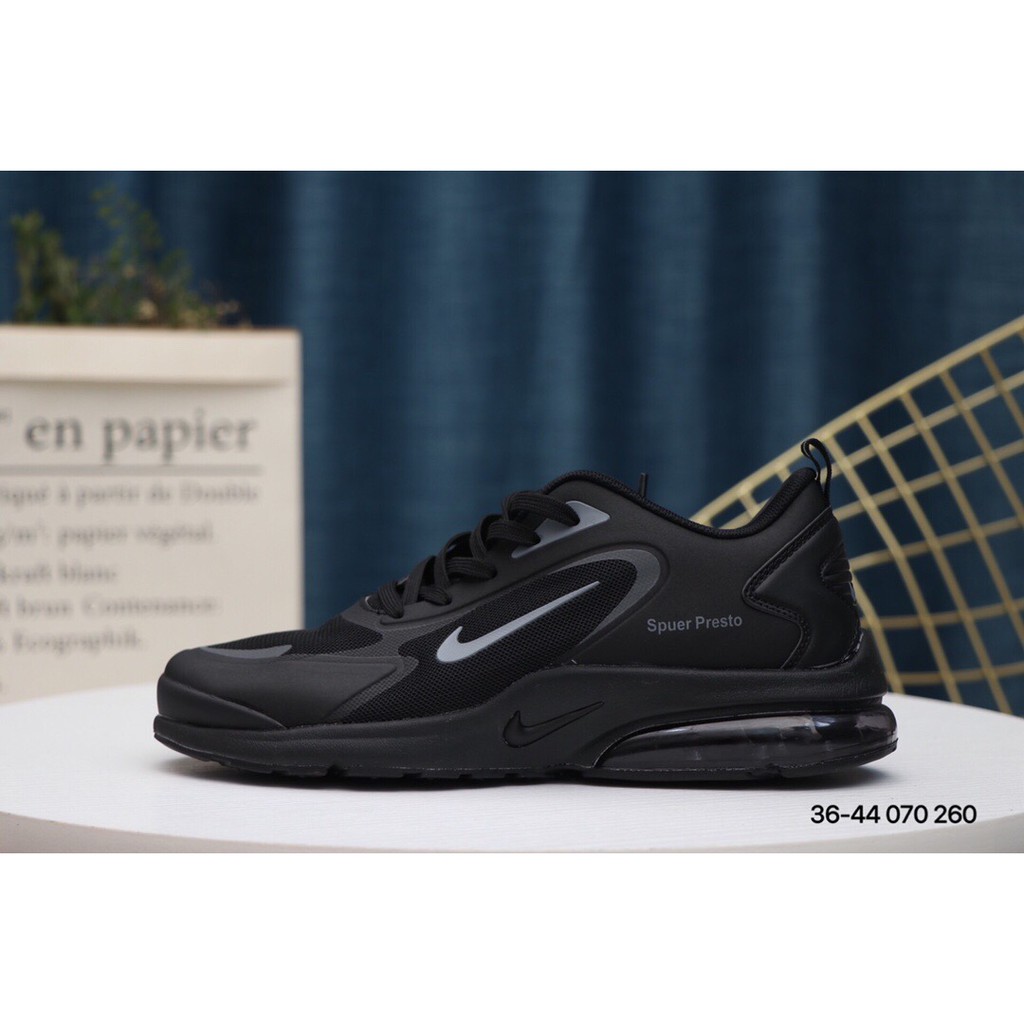 black nike mesh shoes