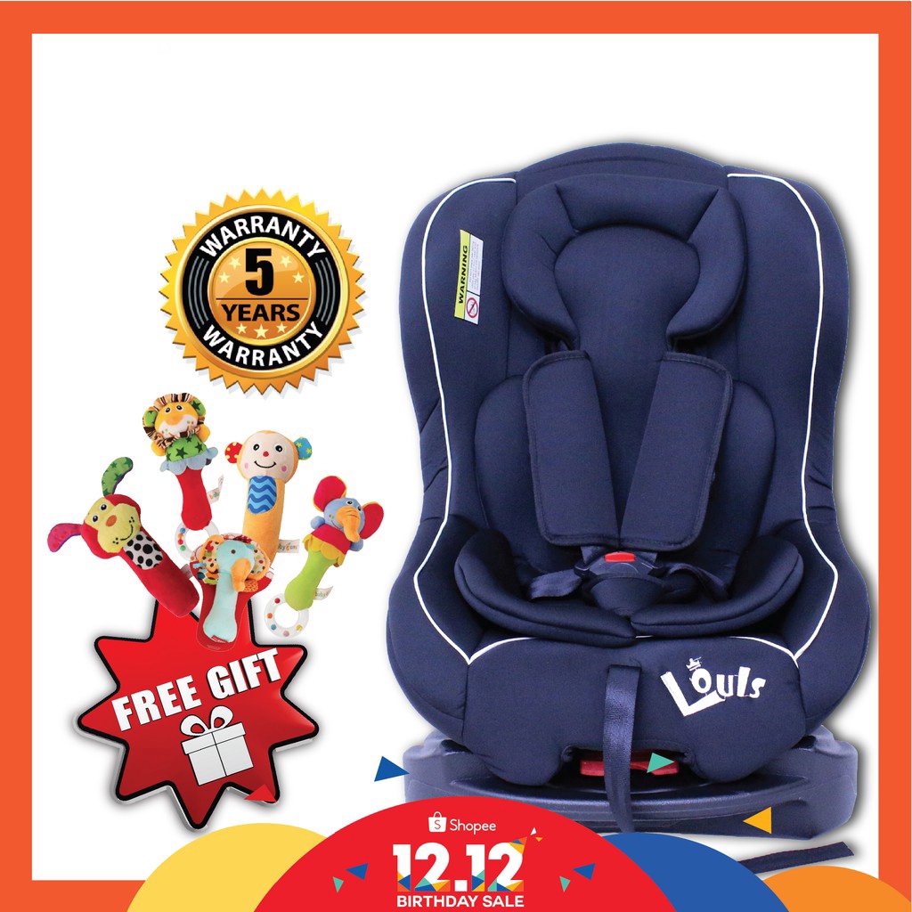 With Giftlouis Le Petit Baby Safety Car Seat Red Black Bay0021 Shopee Malaysia