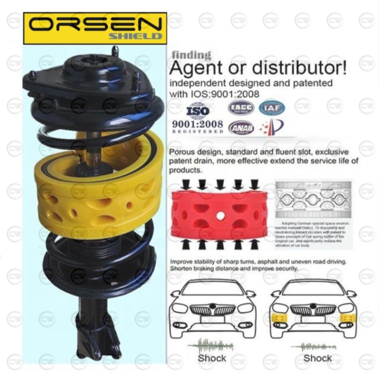 ORSEN Coil Spring Buffer For KIA SPORTAGE, PICANTO, SPECTRA, SPECTRA 5 ...