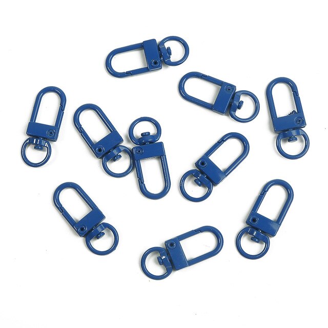 shopee: Metal Key Rings Lobster Clasp Connector For Bag Belt Dog Chains DIY Jewelry Making Findings (0:7:colour:royal blue;:::)
