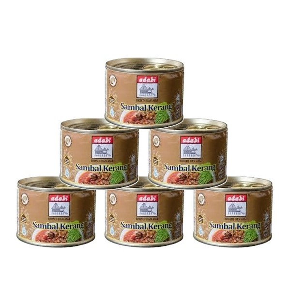 [Buy 6 RM57] Adabi Ready To Eat Canned Spicy Cockles Sambal Kerang