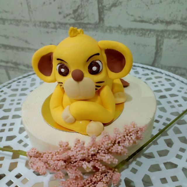 Edible Lion King Simba Cake Topper Shopee Malaysia