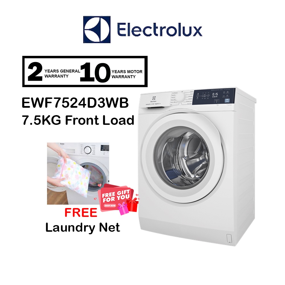 Electrolux 7.5kg Front load washer Inverter with HygienicCare ...