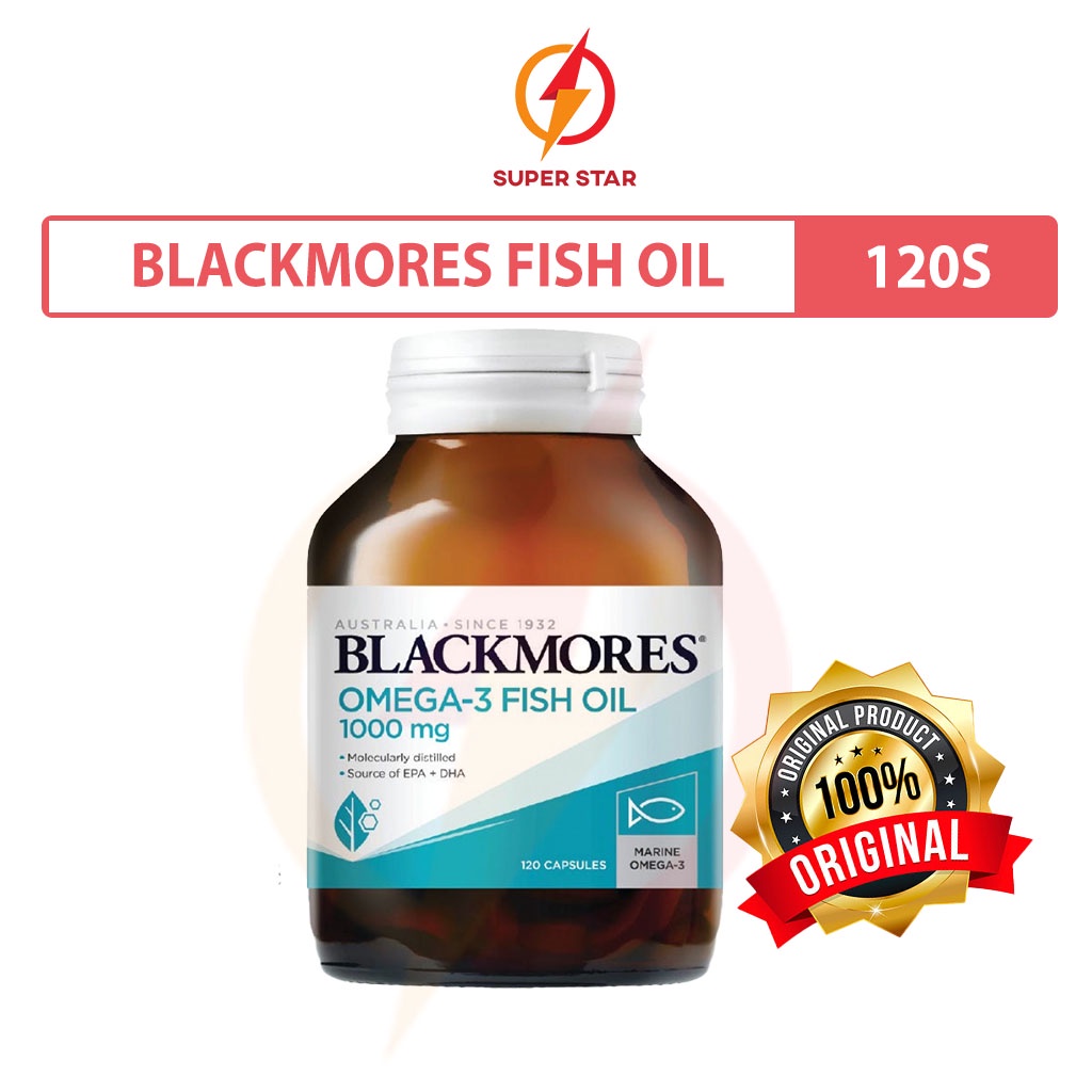 Blackmores Omega 3 Fish Oil 120s | Shopee Malaysia