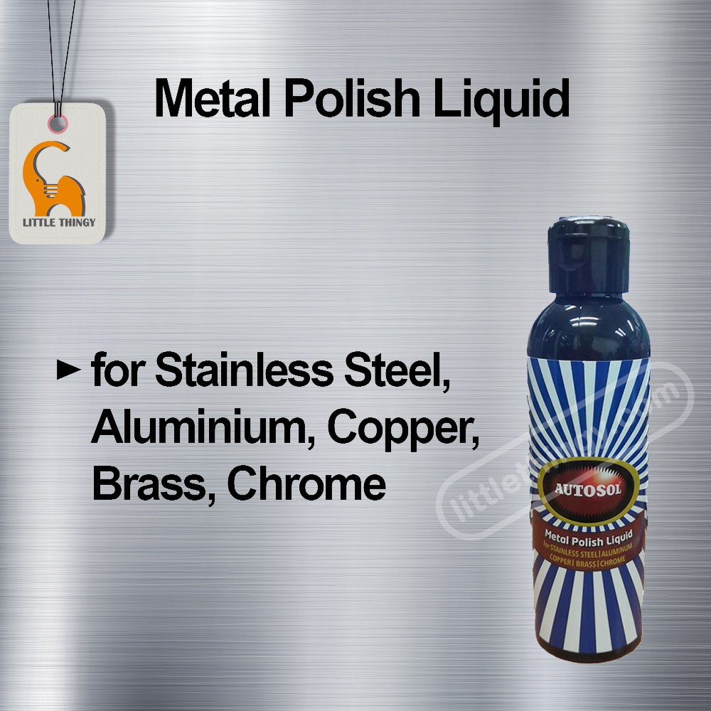 Autosol Metal Polish 150ml Liquid Made In Germany For Copper, Stainless