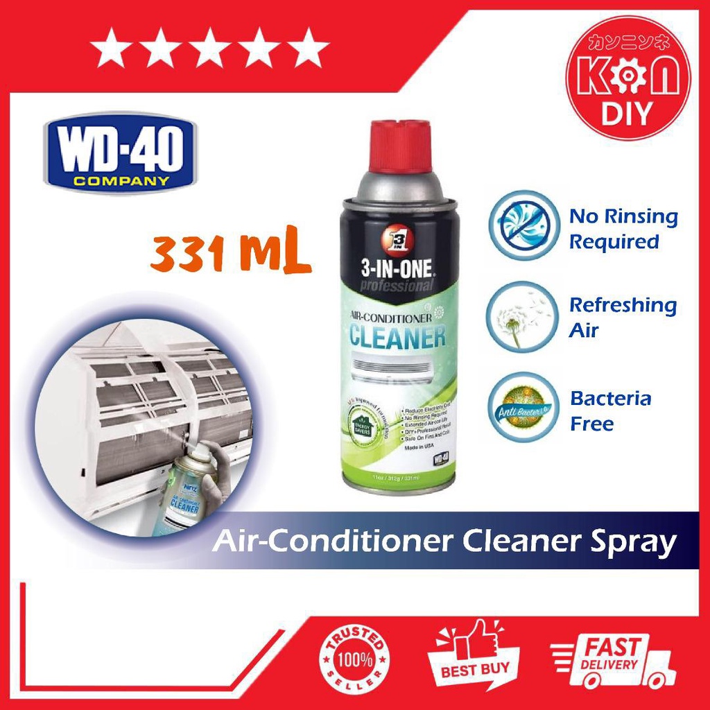 AirConditioner Cleaner Spray WD40 3 in 1 331 ml AirConditioner
