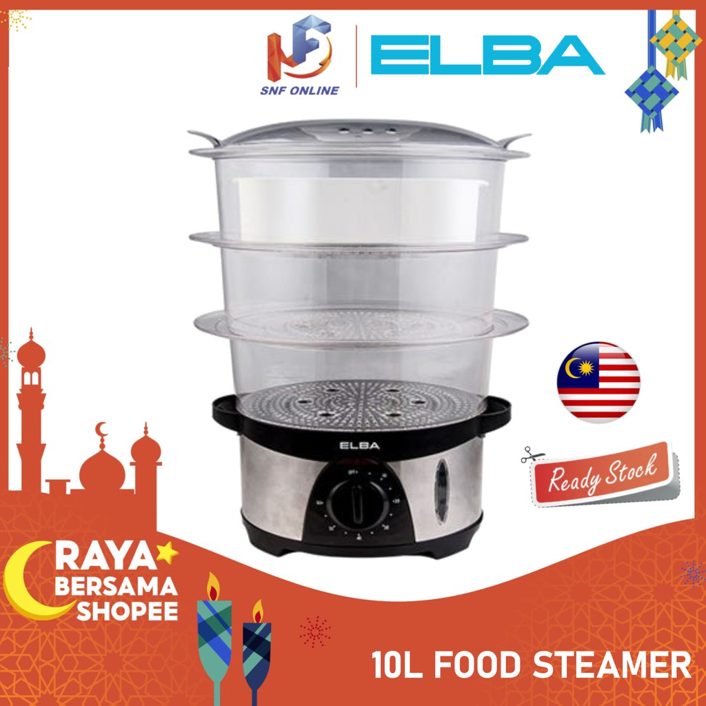 Elba Food Steamer 10L Pengukus EFSG1035 EFSG1035 (SS) Shopee Malaysia