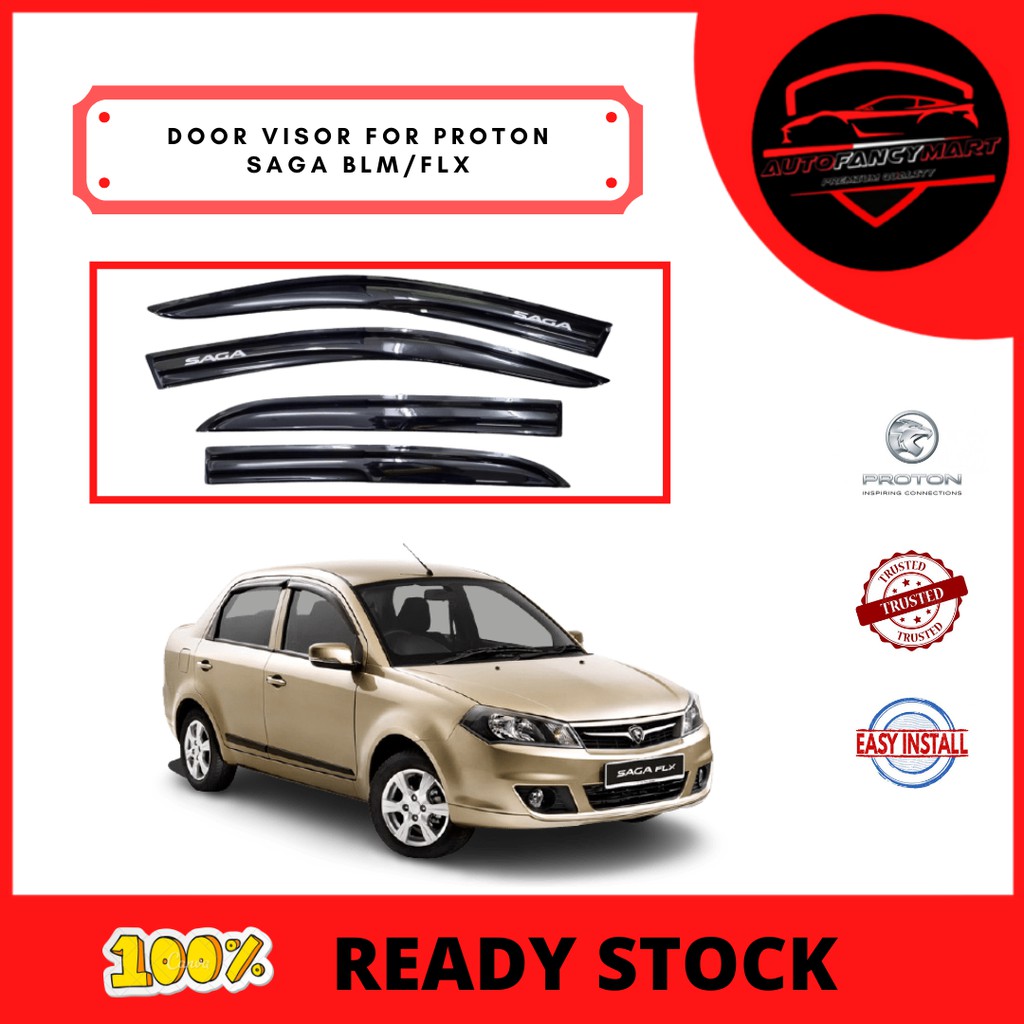 Proton Saga BLM/FLX DOOR WINDOW VISOR 4PCS (1SET) | Shopee Malaysia