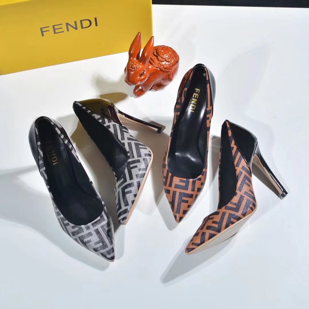 IN-STOCK❤️】FENDI Shoes Women High Heels 