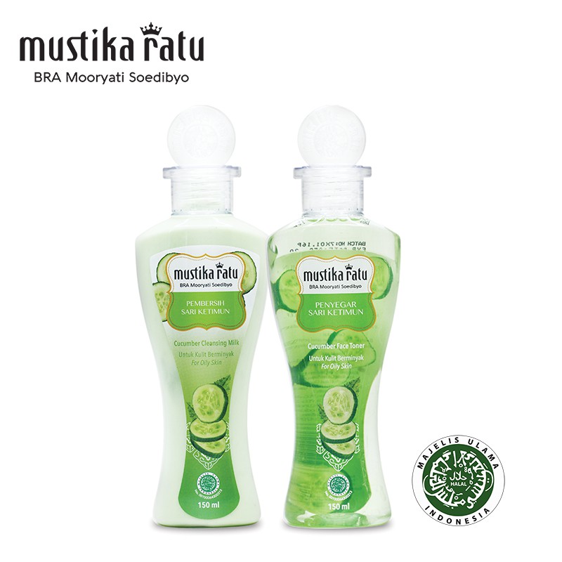 Mustika Ratu Penyegar + Pembersih Sari Ketimun (for oily skin)