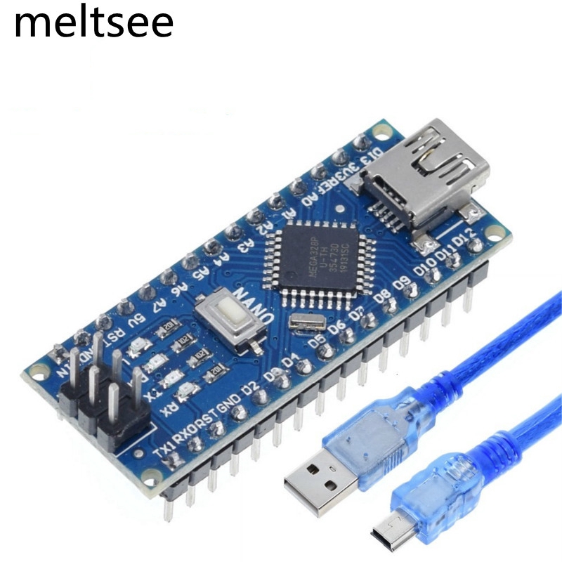 1-5 x Nano v3.0 ATmega 328p Controller Compatibile per Arduino Nano ch340 USB 