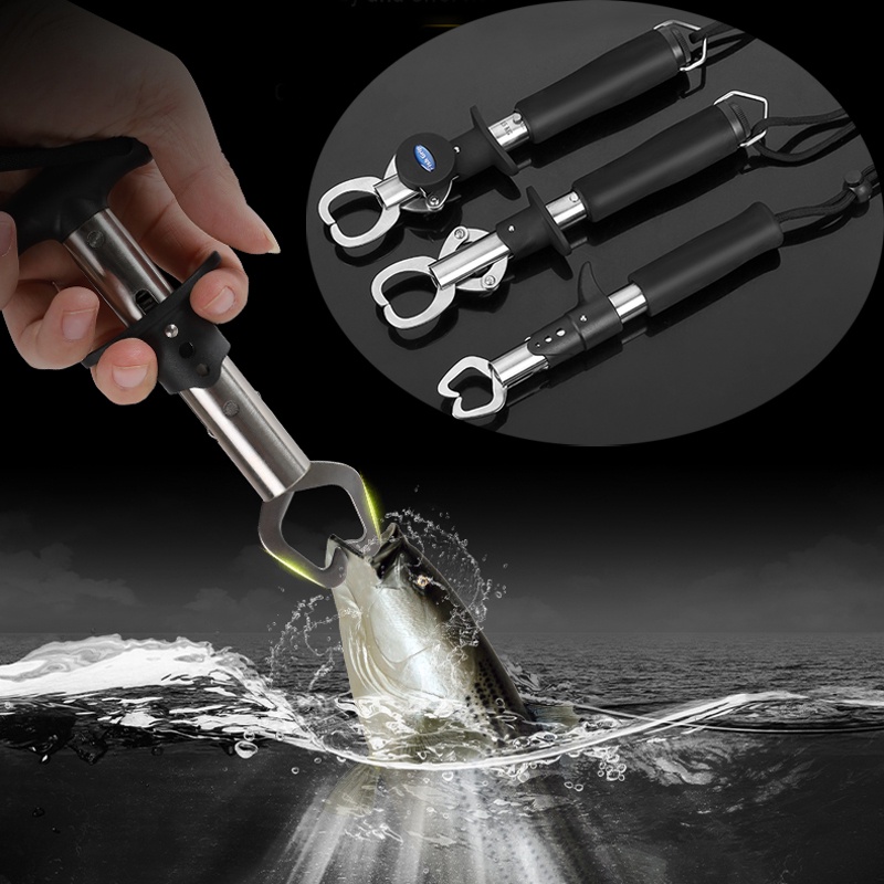 Fish Lip Gripper Fish Scales Professional Fish Holder Stainless Steel