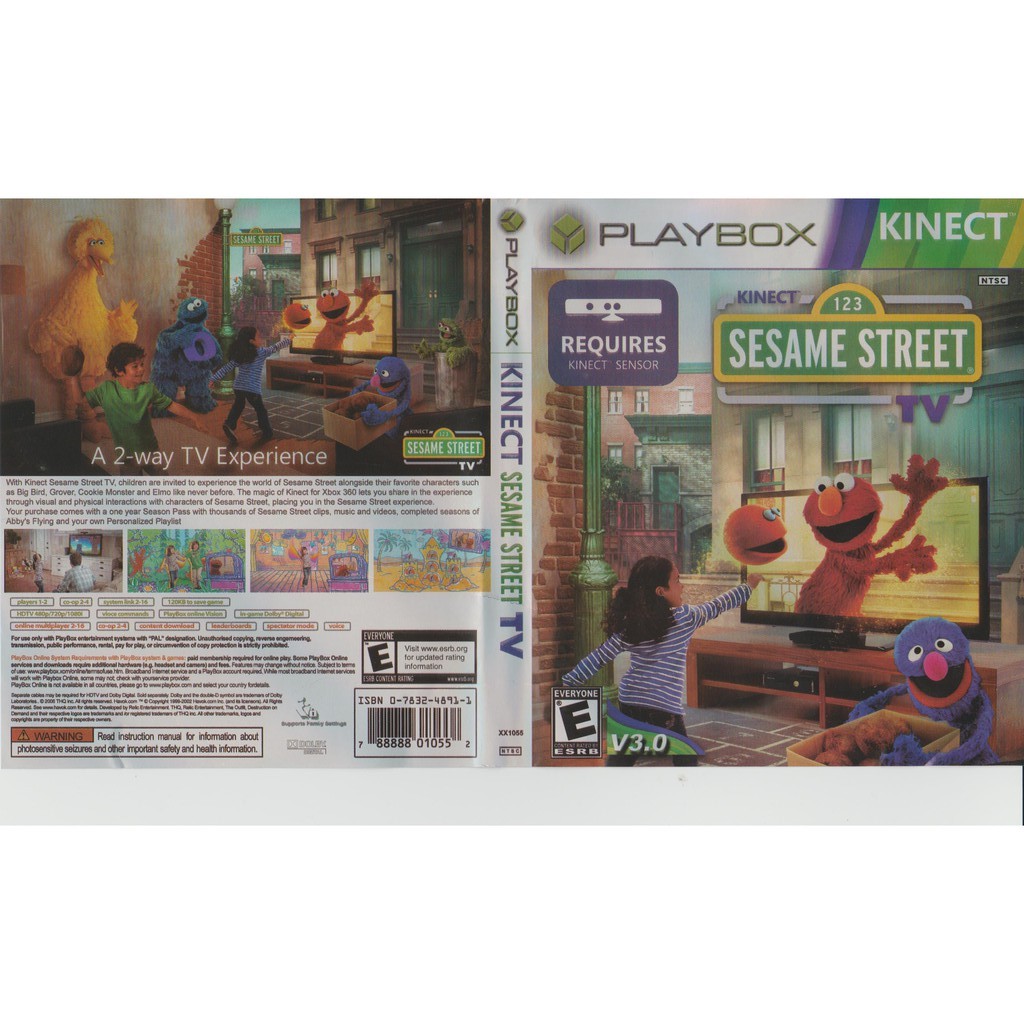 XBOX 360 GAME Kinect Sesame Street TV Shopee Malaysia