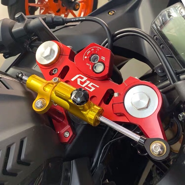 Yamaha R15 V3 Steering Damper Complete Set with Bracket Shopee Malaysia