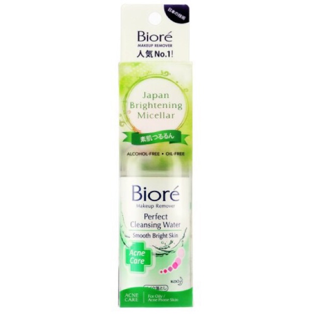 biore makeup remover acne care