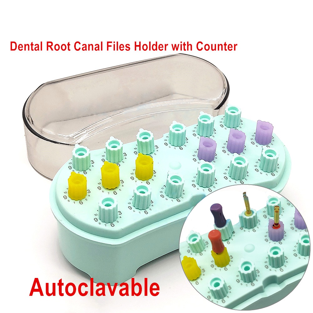 Dental Root Canal File Files Holder With Count Counting Disinfection