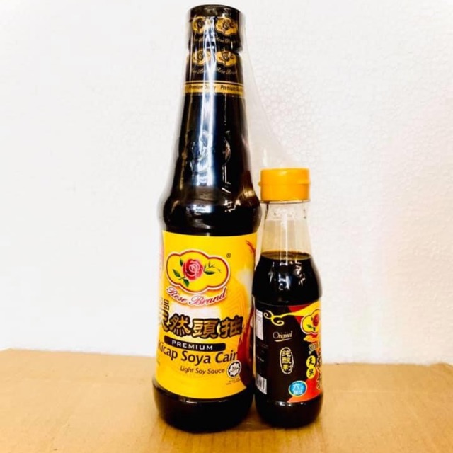Rose Brand Premium Light Soy Sauce 600ml FREE 150ml Shopee Malaysia