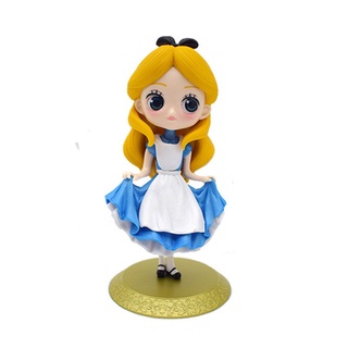 Q Posket Disney Kid Toys Princess Cute doll Cartoon Anime Figurines Cake  Topper | Shopee Malaysia