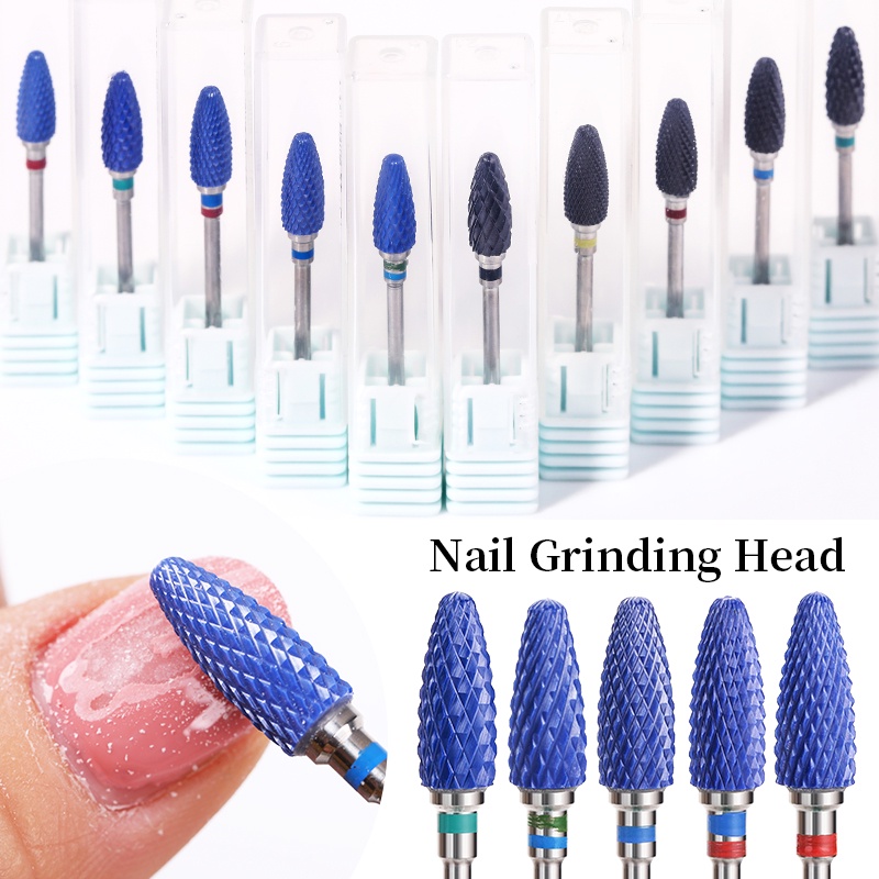 1PC Ceramic Nail Drill Bits Rotate Burr Milling Cutter Bits Manicure Pedicure Tools Electric Nail Drill Accessorie