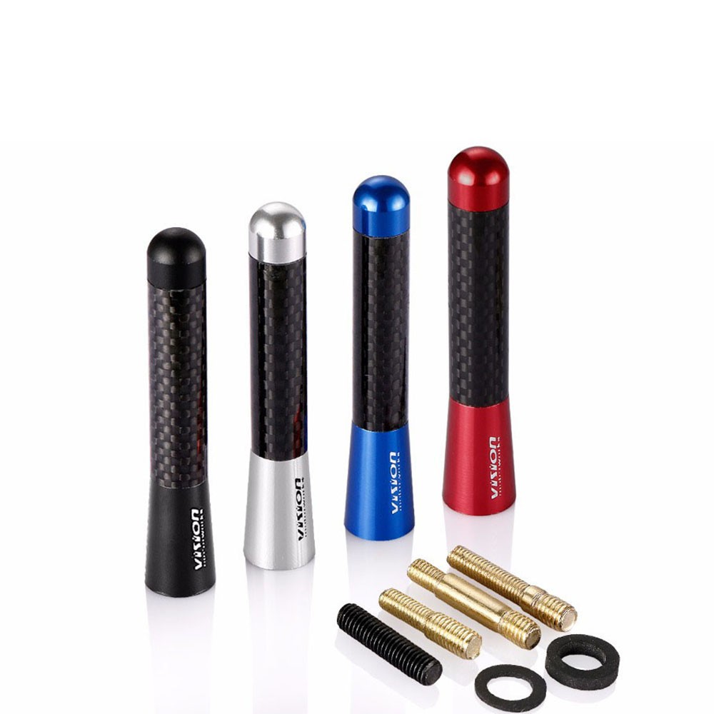 High quality 8cm Carbon Fiber Car Antenna Aerials For 