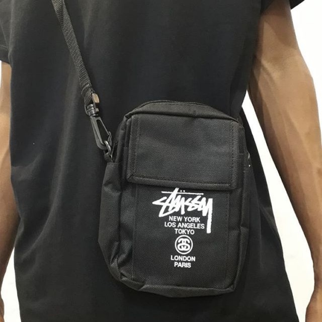 stussy man bag