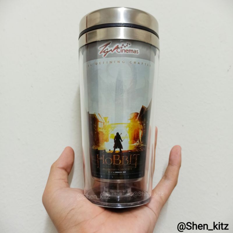 [1 cup] 440ML The Hobbit Double Wall Stainless Steel Tumbler Official Movie Merchandise【1杯440毫升霍比特人双层不锈钢杯官方电影商品】