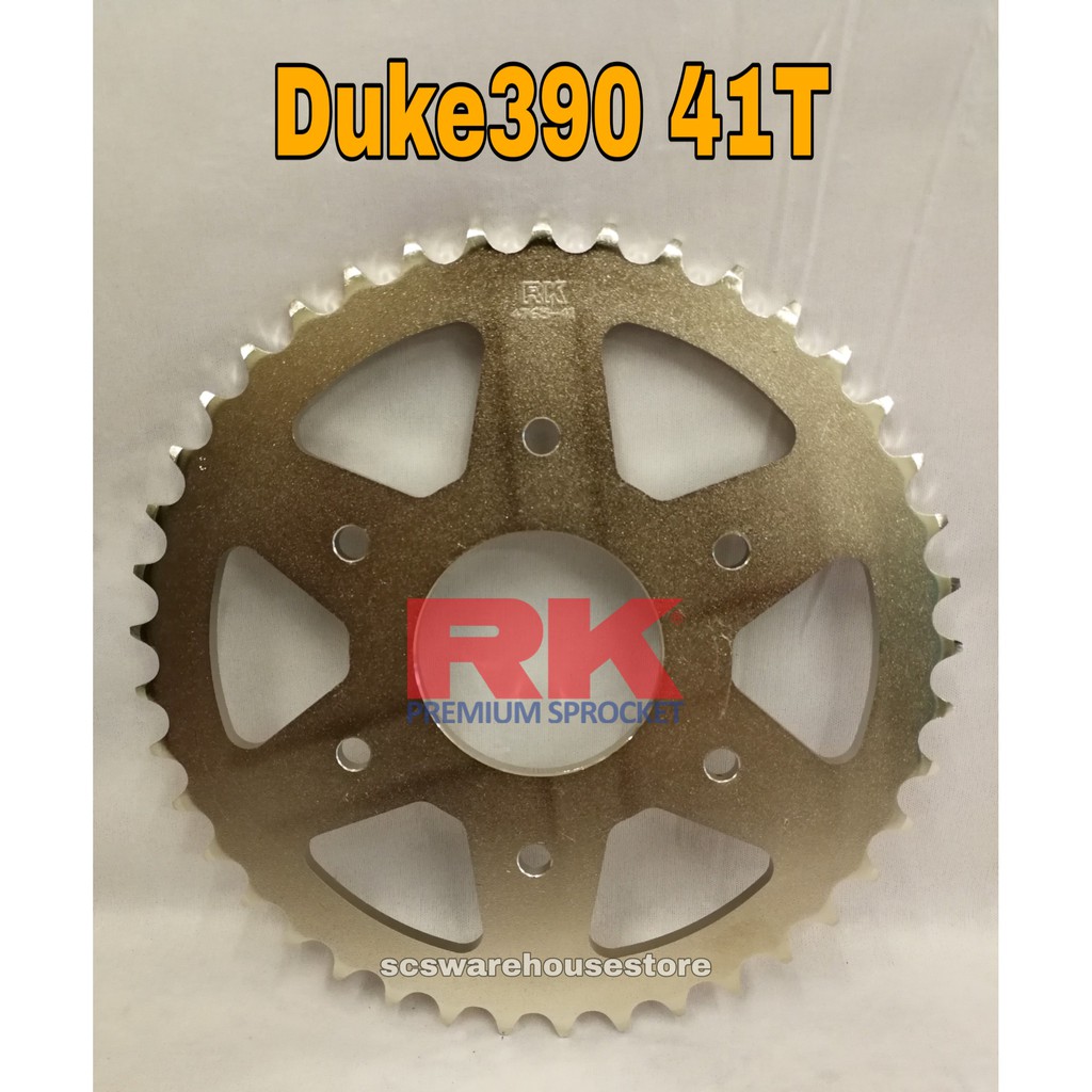 RK Original Rear Sprocket KTM Duke 390 RC 250 RC 390 RC200 Duke 250 Duke200  6 Hole 39T 40T 41T 42T 43T 45T 46T Adventure | Shopee Malaysia