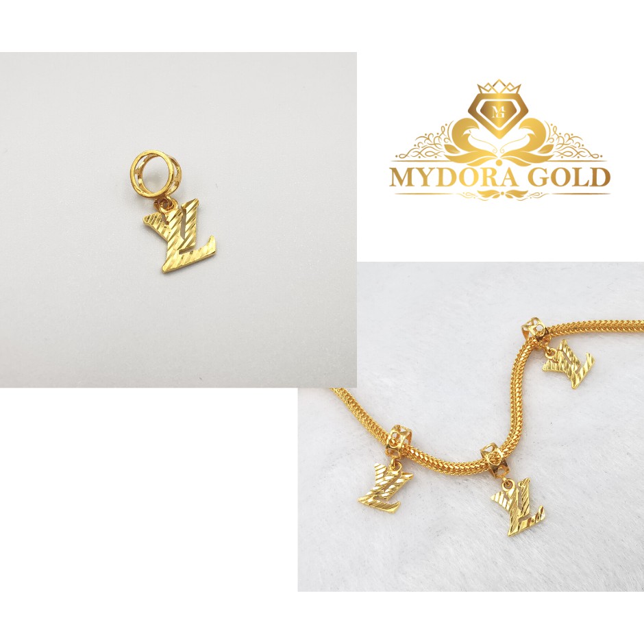 MydoraGold Fashion Series, Charm & Bead Branded Bag Emas 916, 916 名牌小金包吊坠  [916 Gold] Gold Charm 916 Gold Pendant 916 Jewellery Charm Emas Bracelet  Charm Loket Emas