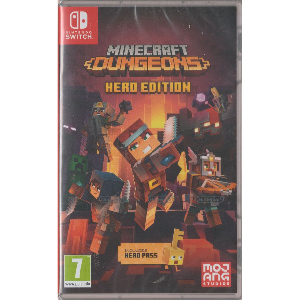 minecraft dungeons nintendo switch
